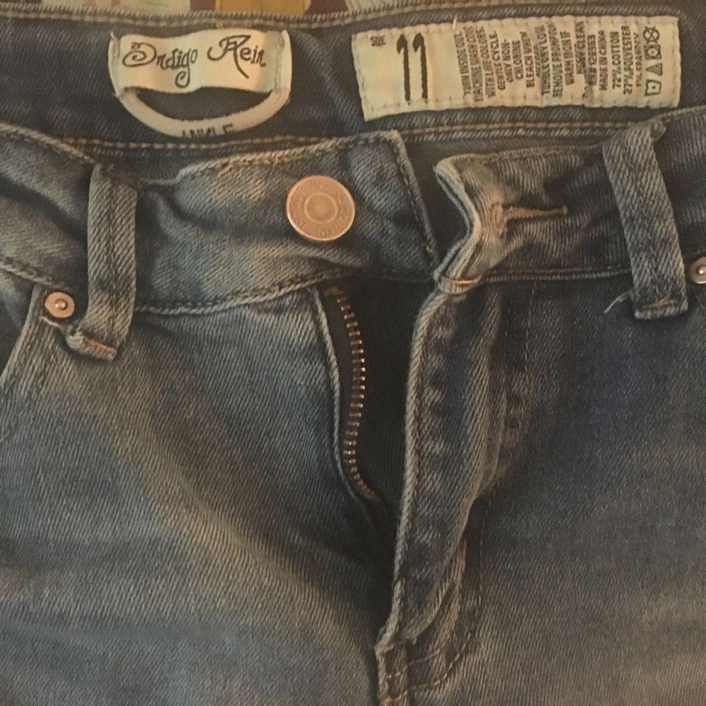 Indigo Rein embroidered jeans 11